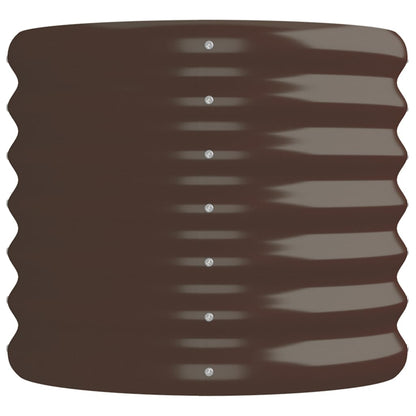 Hochbeet Verzinkter Stahl 152x40x36 cm Braun
