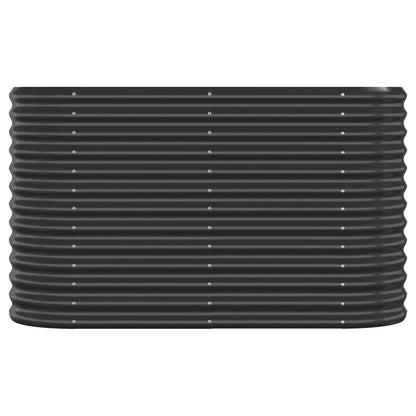 Hochbeet Verzinkter Stahl 114x40x68 cm Anthrazit