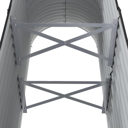 Hochbeet Verzinkter Stahl 114x40x68 cm Anthrazit