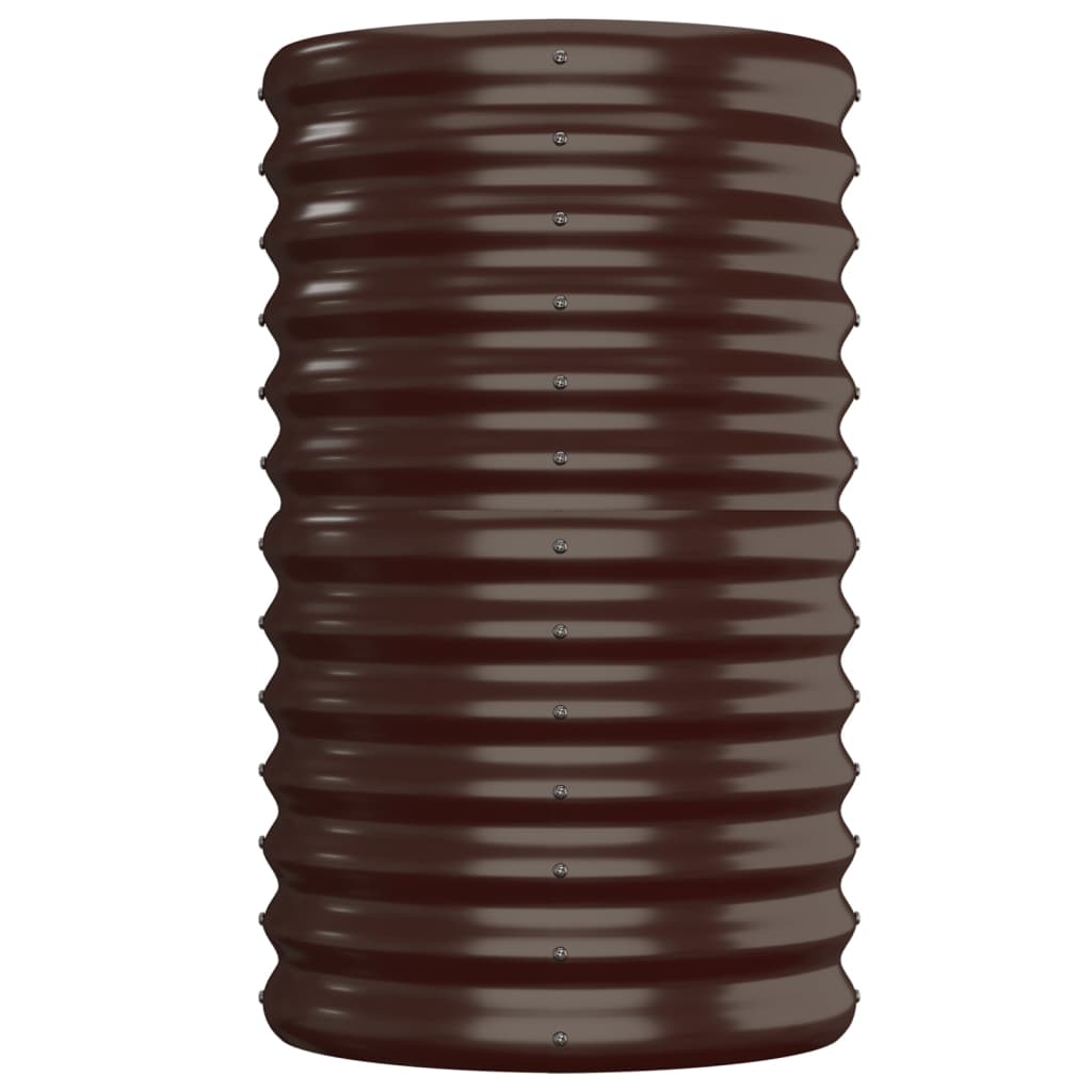 Hochbeet Verzinkter Stahl 152x40x68 cm Braun