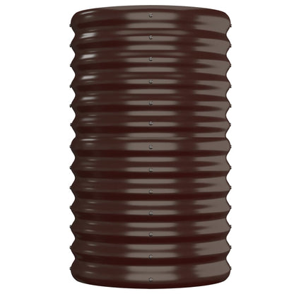 Hochbeet Verzinkter Stahl 152x40x68 cm Braun