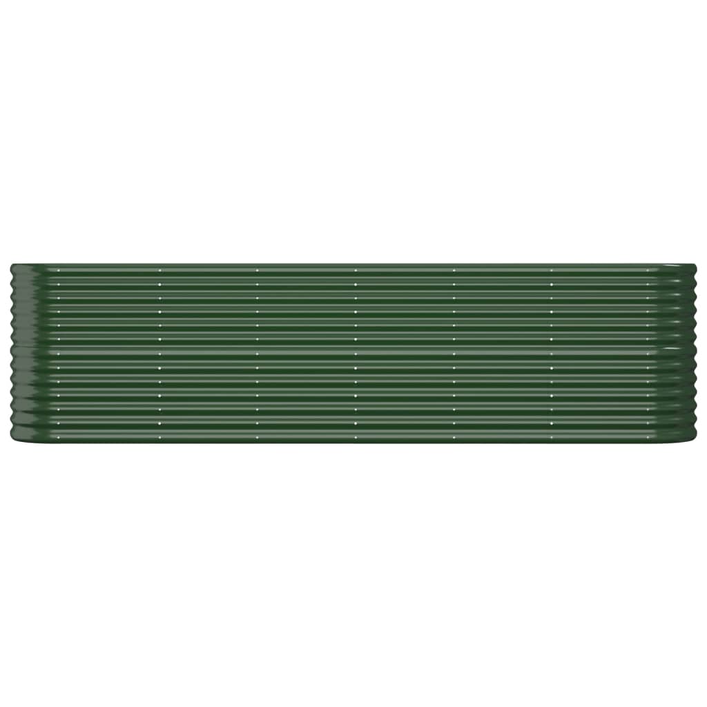 Hochbeet Verzinkter Stahl 260x40x68 cm Grün