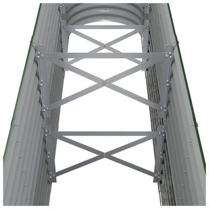 Hochbeet Verzinkter Stahl 260x40x68 cm Grün