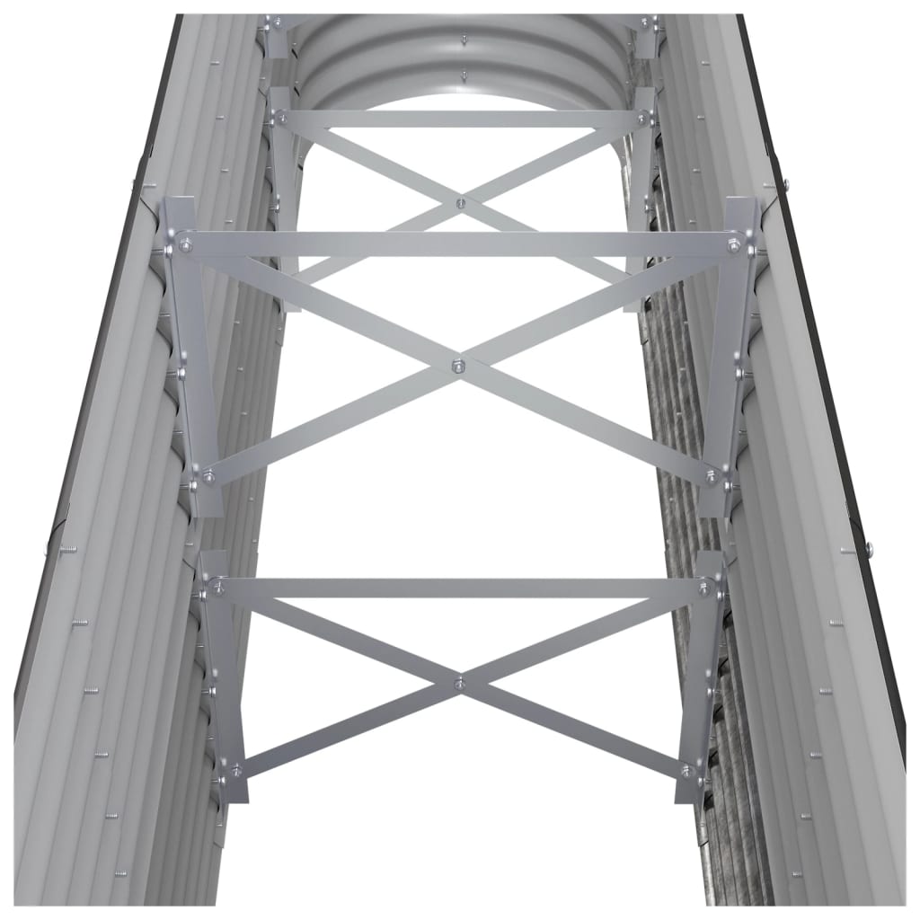 Hochbeet Verzinkter Stahl 260x40x68 cm Anthrazit