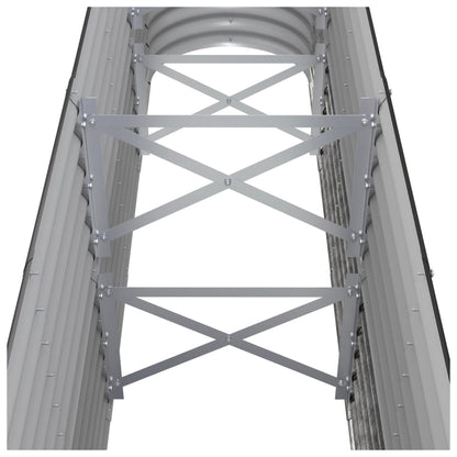 Hochbeet Verzinkter Stahl 260x40x68 cm Anthrazit