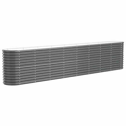 Hochbeet Verzinkter Stahl 332x40x68 cm Anthrazit