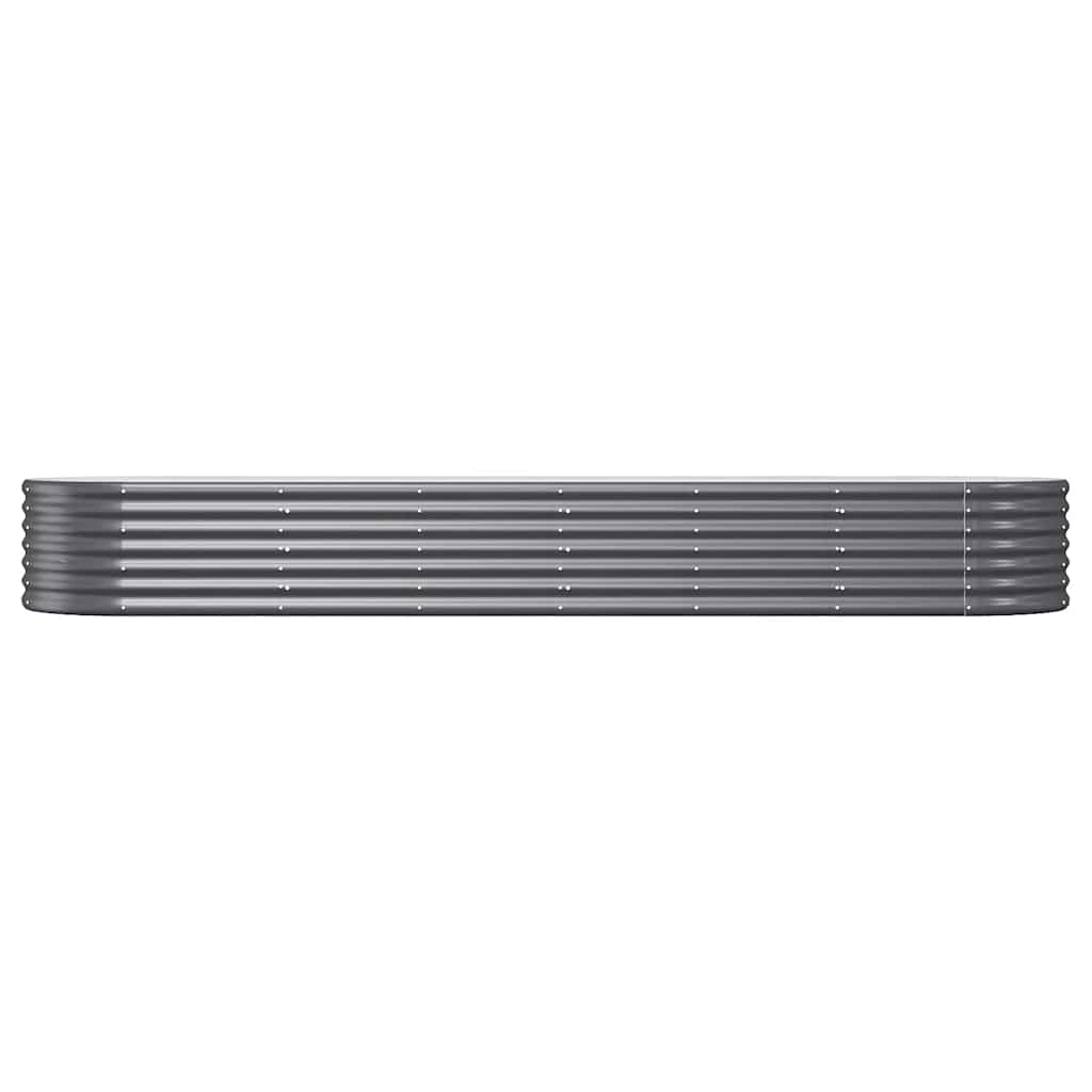 Hochbeet Verzinkter Stahl 296x80x36 cm Anthrazit
