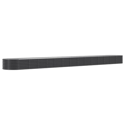 Hochbeet Verzinkter Stahl 620x80x36 cm Anthrazit