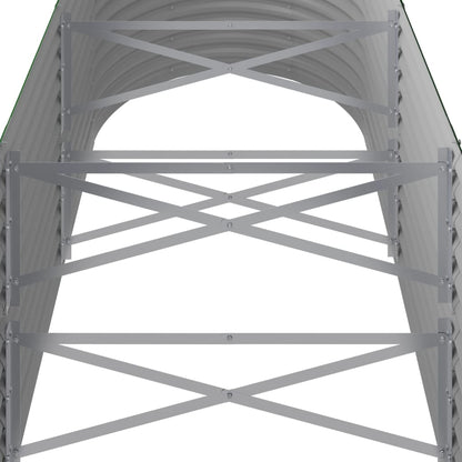 Hochbeet Verzinkter Stahl 224x80x68 cm Grün