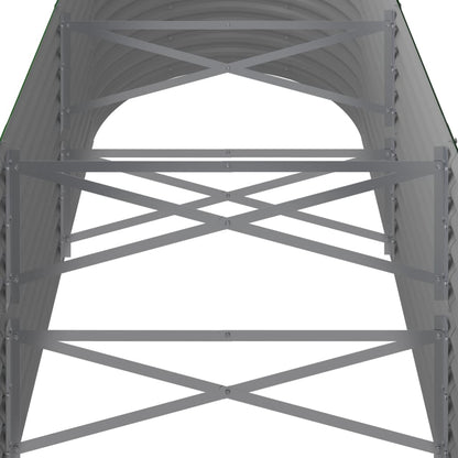 Hochbeet Verzinkter Stahl 296x80x68 cm Grün