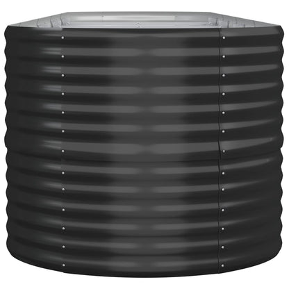 Hochbeet Verzinkter Stahl 368x80x68 cm Anthrazit