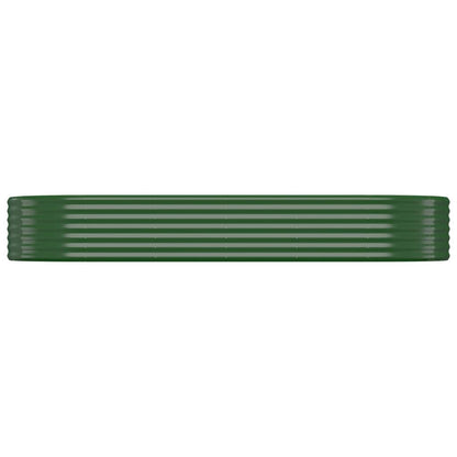 Hochbeet Verzinkter Stahl 249x100x36 cm Grün