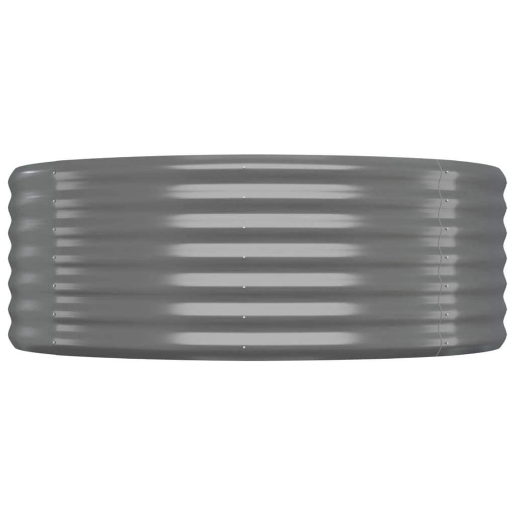 Hochbeet Verzinkter Stahl 507x100x36 cm Grau