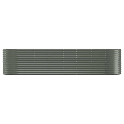 Hochbeet Verzinkter Stahl 322x100x68 cm Grau