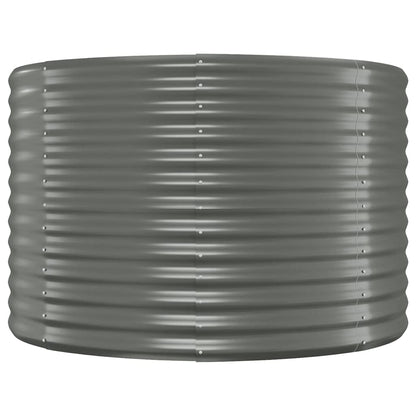 Hochbeet Verzinkter Stahl 322x100x68 cm Grau