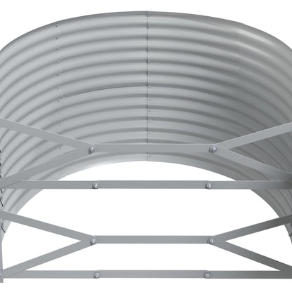 Hochbeet Verzinkter Stahl 322x100x68 cm Grau