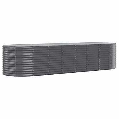 Hochbeet Verzinkter Stahl 322x100x68 cm Anthrazit