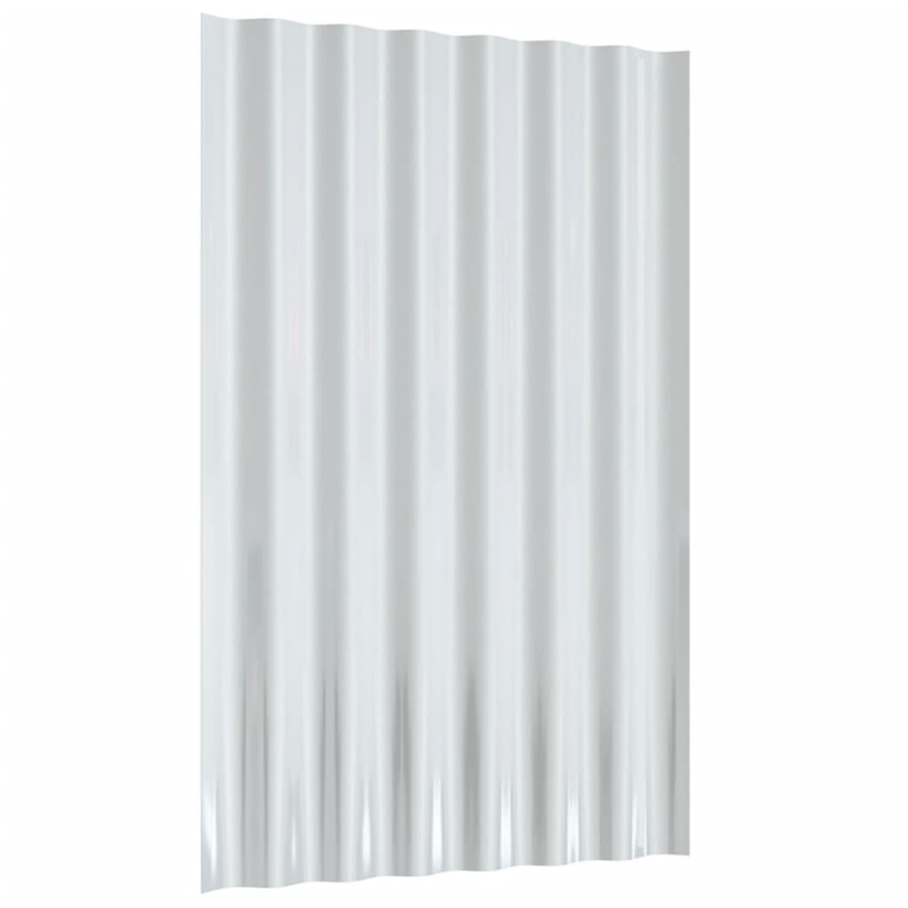 Dachpaneele 36 Stk. Verzinkter Stahl Braun 60x36cm