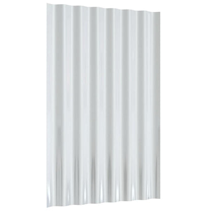 Dachpaneele 36 Stk. Verzinkter Stahl Anthrazit 60x36cm