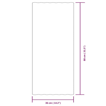 Dachpaneele 12 Stk. Verzinkter Stahl Braun 80x36 cm