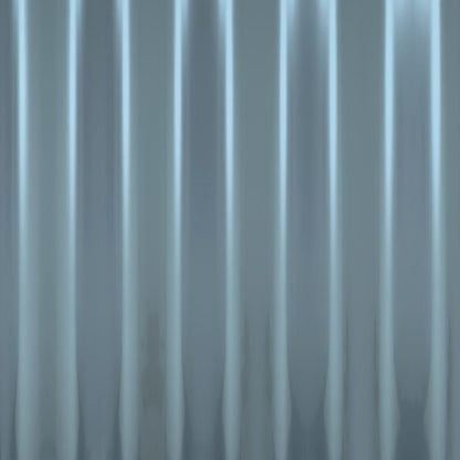 Dachpaneele 12 Stk. Verzinkter Stahl Grau 100x36 cm
