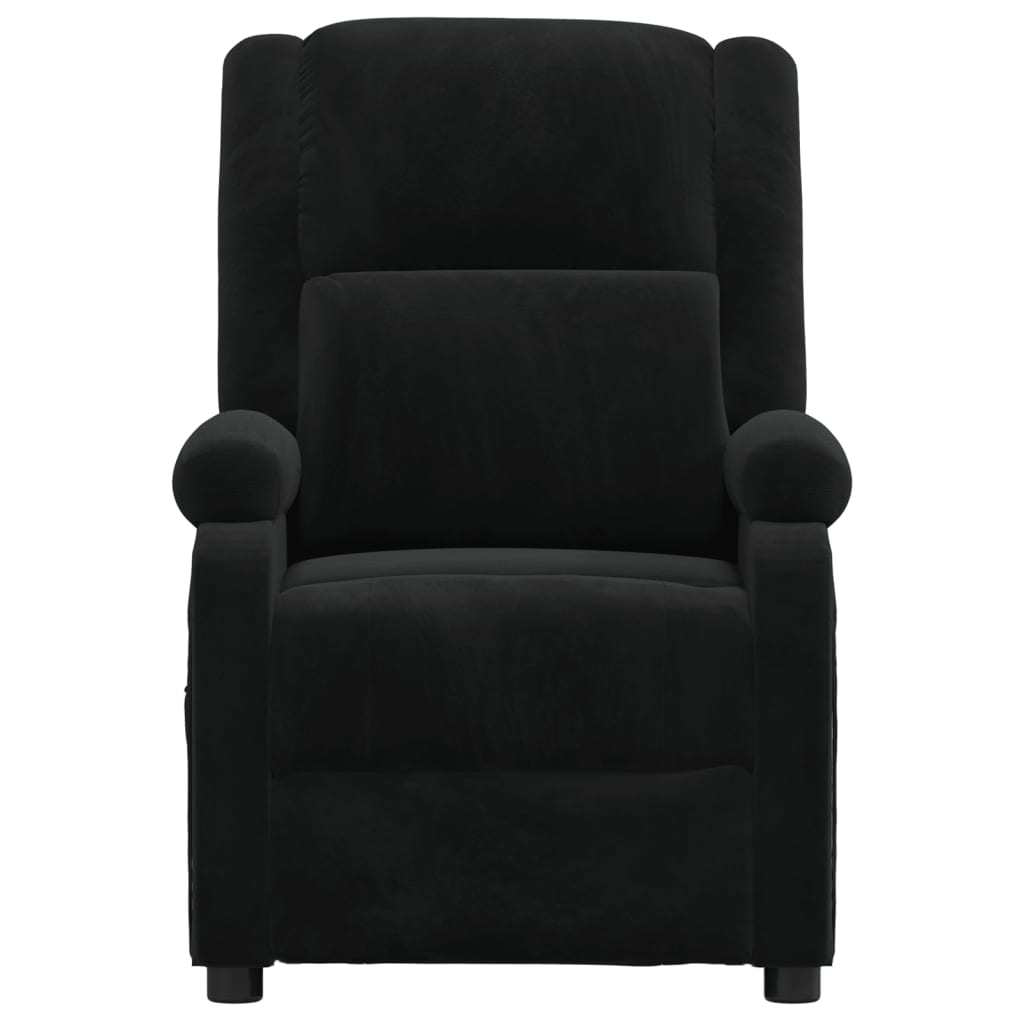 Massagesessel Schwarz Samt
