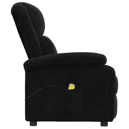 Massagesessel Schwarz Samt