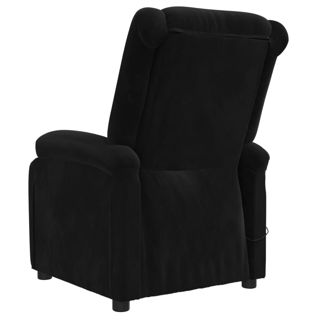 Massagesessel Schwarz Samt