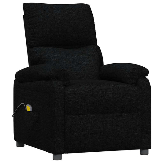 Massagesessel Schwarz Stoff