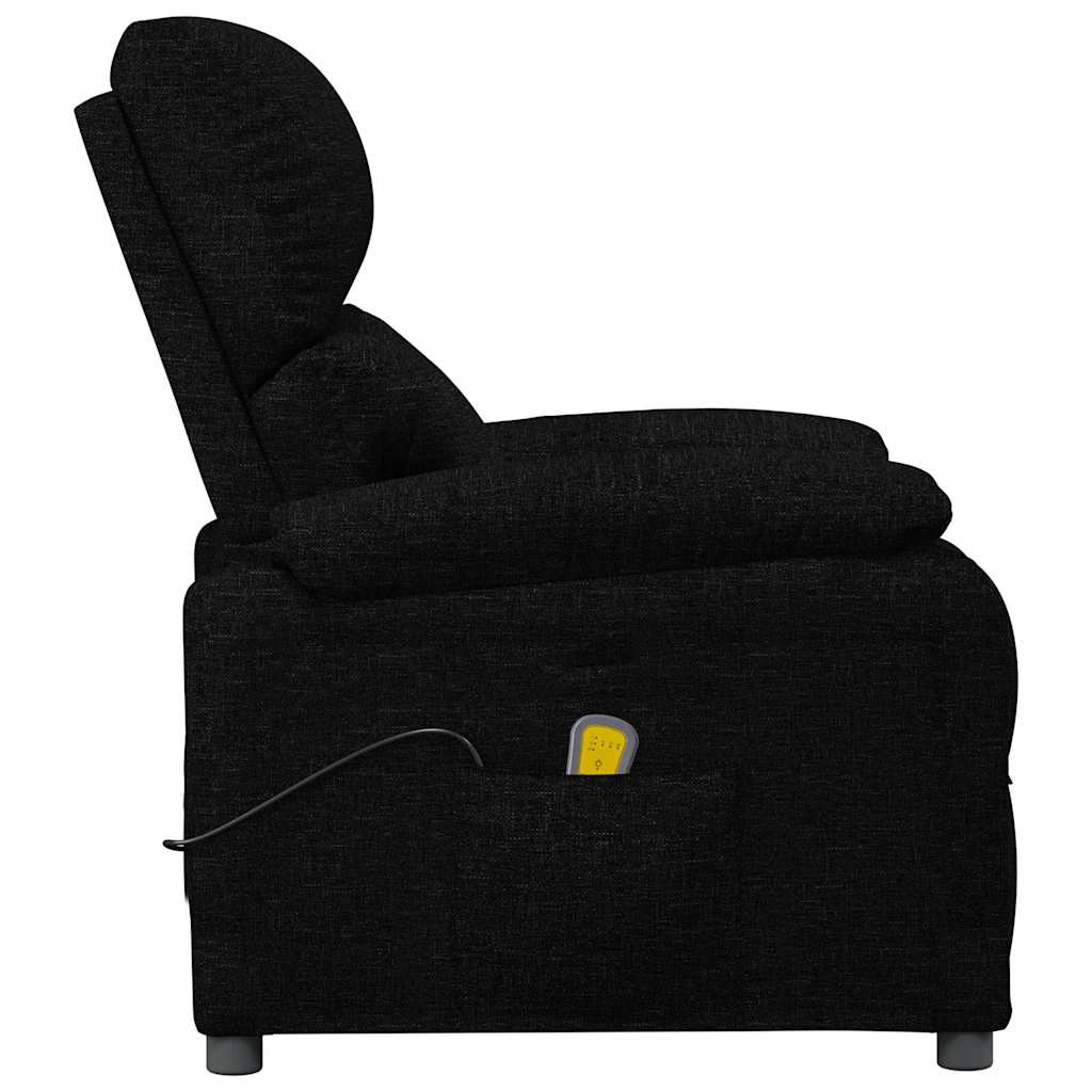 Massagesessel Schwarz Stoff