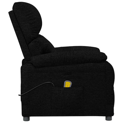 Massagesessel Schwarz Stoff