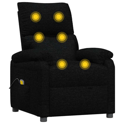 Massagesessel Schwarz Stoff