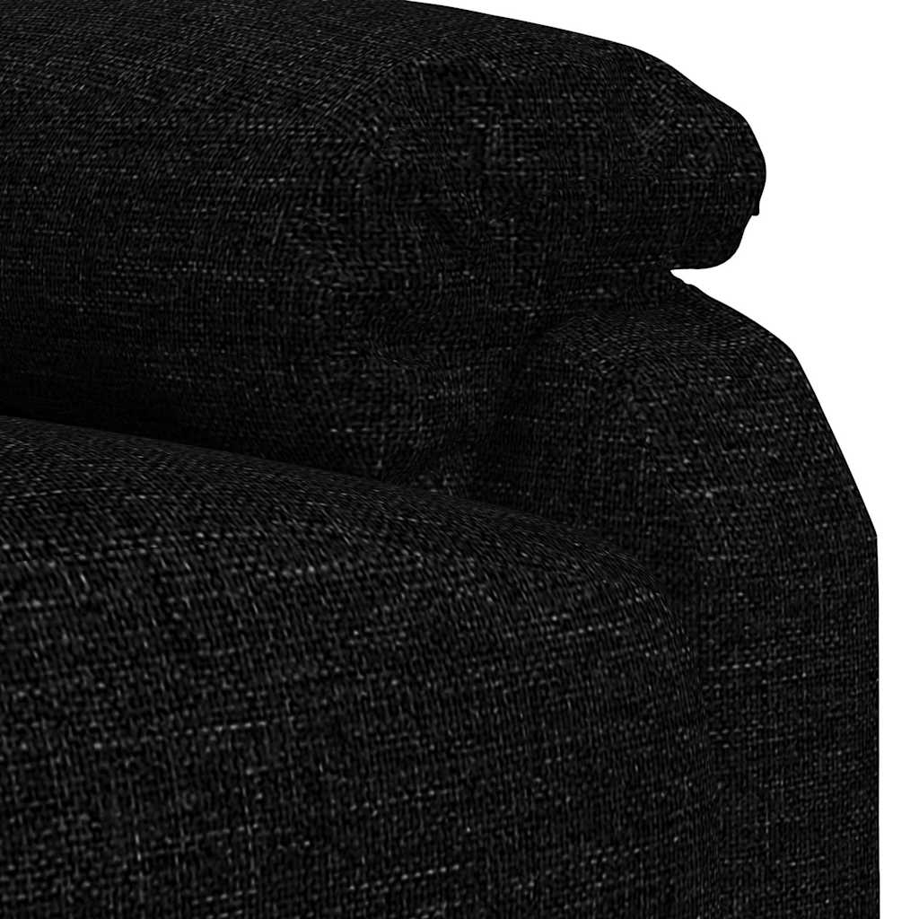 Massagesessel Schwarz Stoff