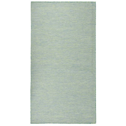 Outdoor-Teppich Flachgewebe 140x200 cm Türkis