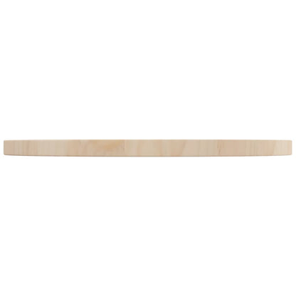 Tischplatte Ø50x2,5 cm Massivholz Kiefer