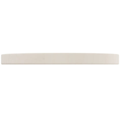 Tischplatte Weiß Ø30x2,5 cm Massivholz Kiefer