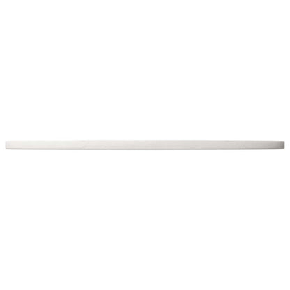 Tischplatte Weiß Ø90x2,5 cm Massivholz Kiefer