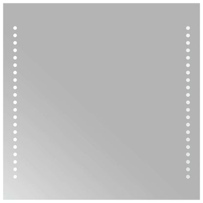 LED-Badspiegel 40x40 cm