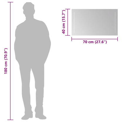 LED-Badspiegel 70x40 cm