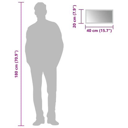 LED-Badspiegel 40x20 cm