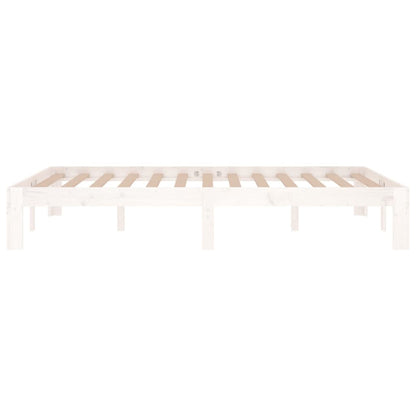 Massivholzbett Weiß 120x190 cm