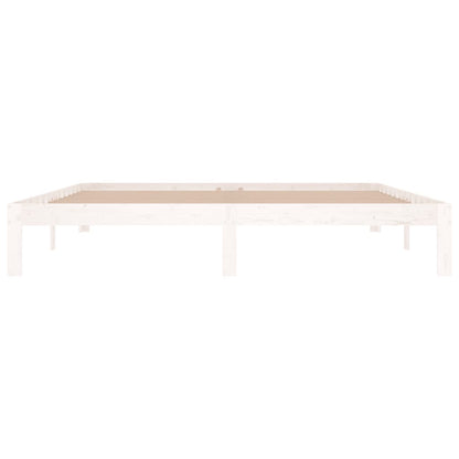 Massivholzbett Weiß 180x200 cm