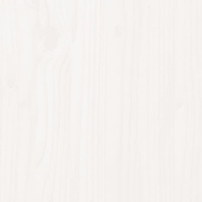 Massivholzbett Weiß 180x200 cm