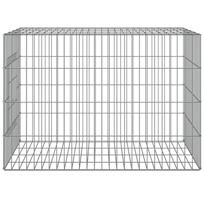 Kaninchenkäfig 78x54x54 cm Verzinktes Eisen