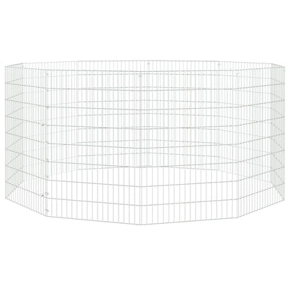 Freilaufgehege 10-teilig 54x80 cm Verzinktes Eisen