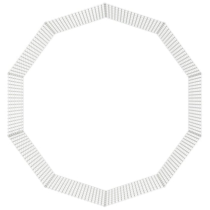 Freilaufgehege 10-teilig 54x80 cm Verzinktes Eisen