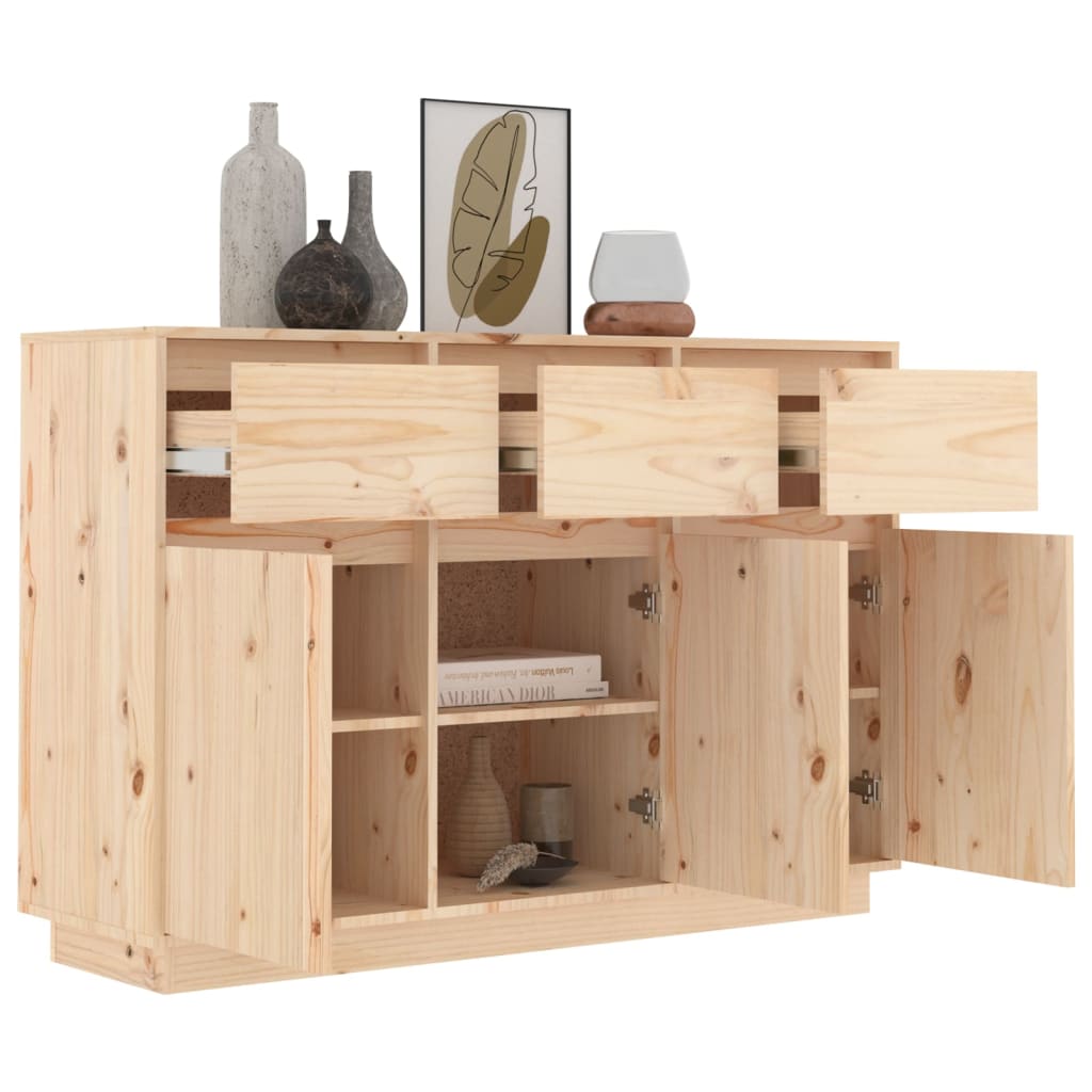 Skænk 110x34x75 cm massiv fyrretræ