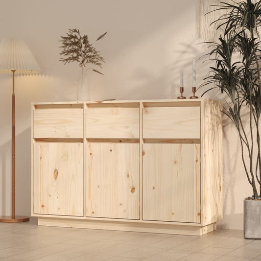 Sideboard 110x34x75 cm Massivholz Kiefer