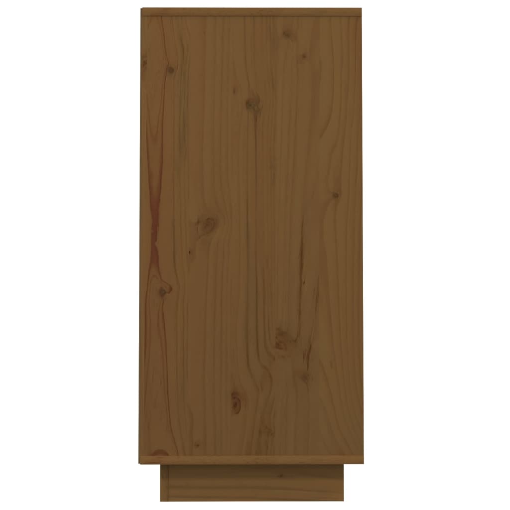 Sideskab Honningbrun 60x34x75 cm Massiv Fyr
