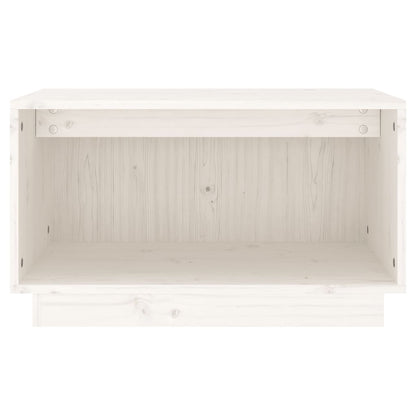 TV-Schrank Weiß 60x35x35 cm Massivholz Kiefer